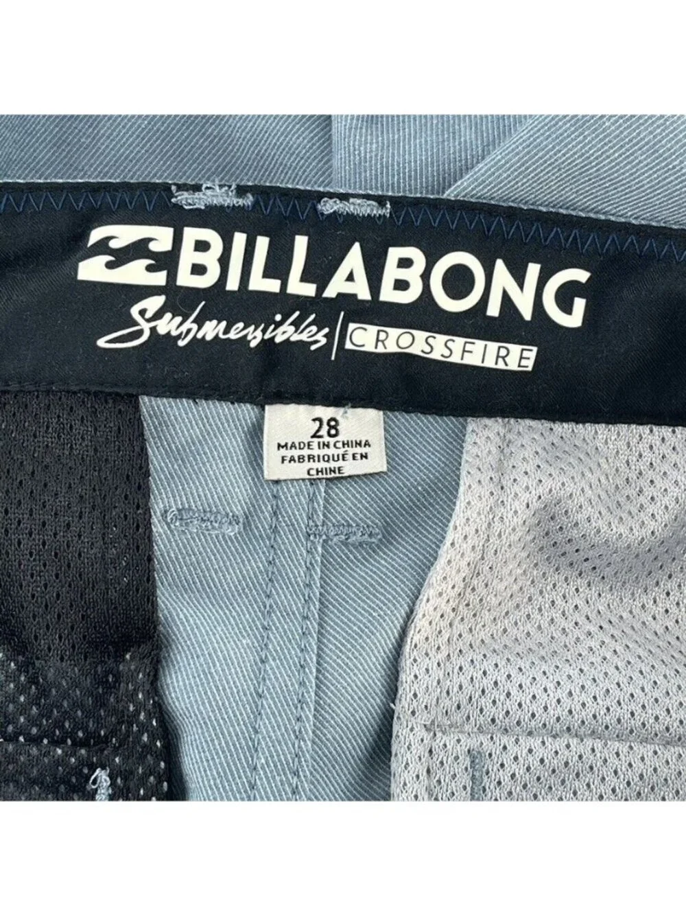 BILLABONG Shorts Submersibles Crossfire Walk Surf - City Shorts Mens Size 28